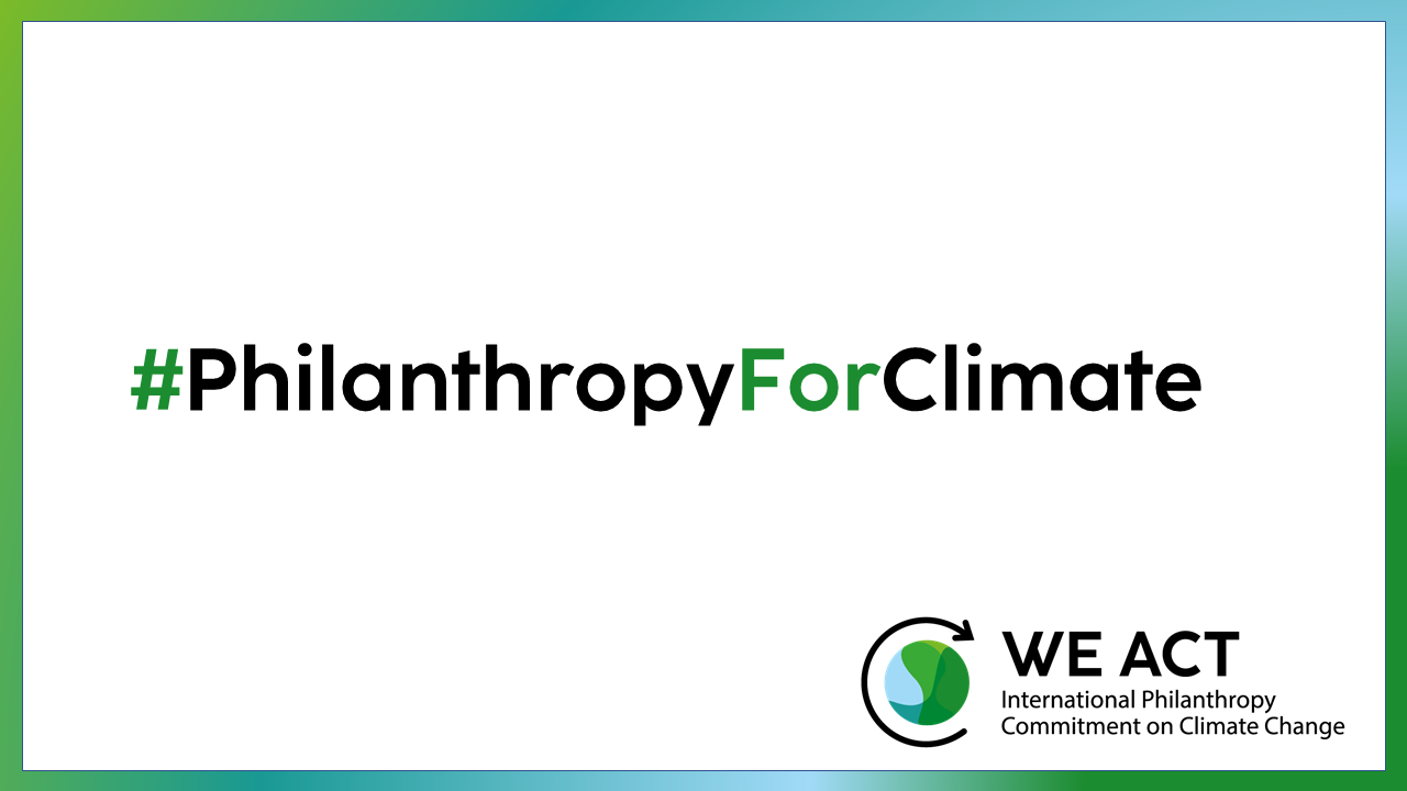 600 philanthropy organisations around the world commit to climate